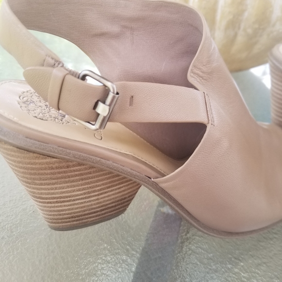 Vince Camuto Devona Leather Slingback Shoes sz 11W - Picture 3 of 8